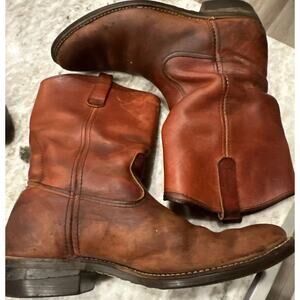 Browning Sportsmans Vintage Original Mens Leather Cowboy Boots US Size 9.5